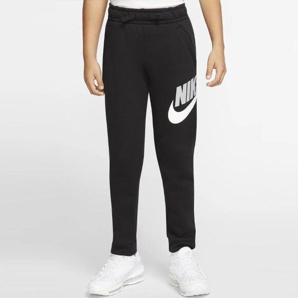 NIKE Club Fleece Jogger Sweatpants Black Youth XL - Picture 1 of 10